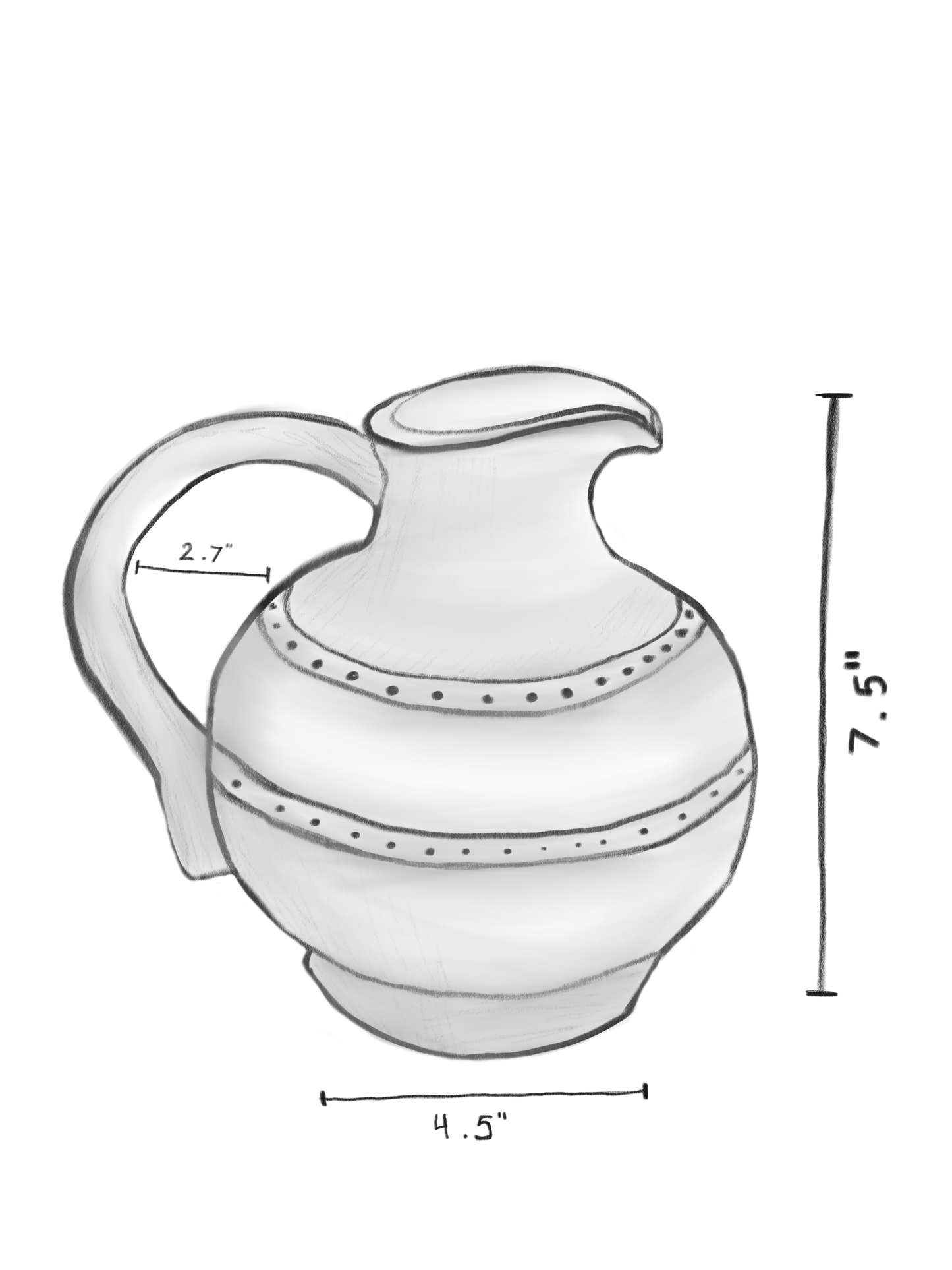Jeans-like Vase