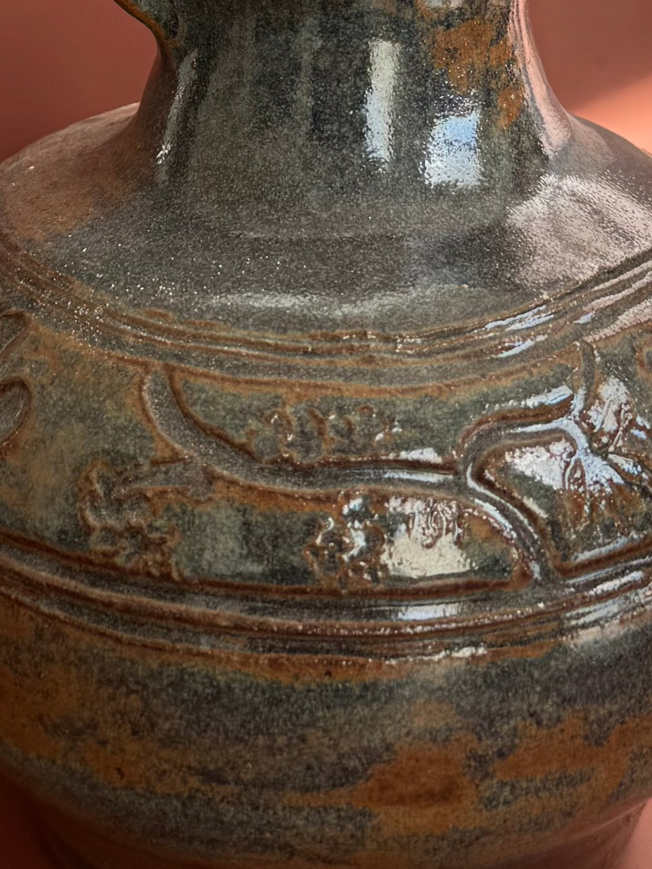 Jeans-like Vase
