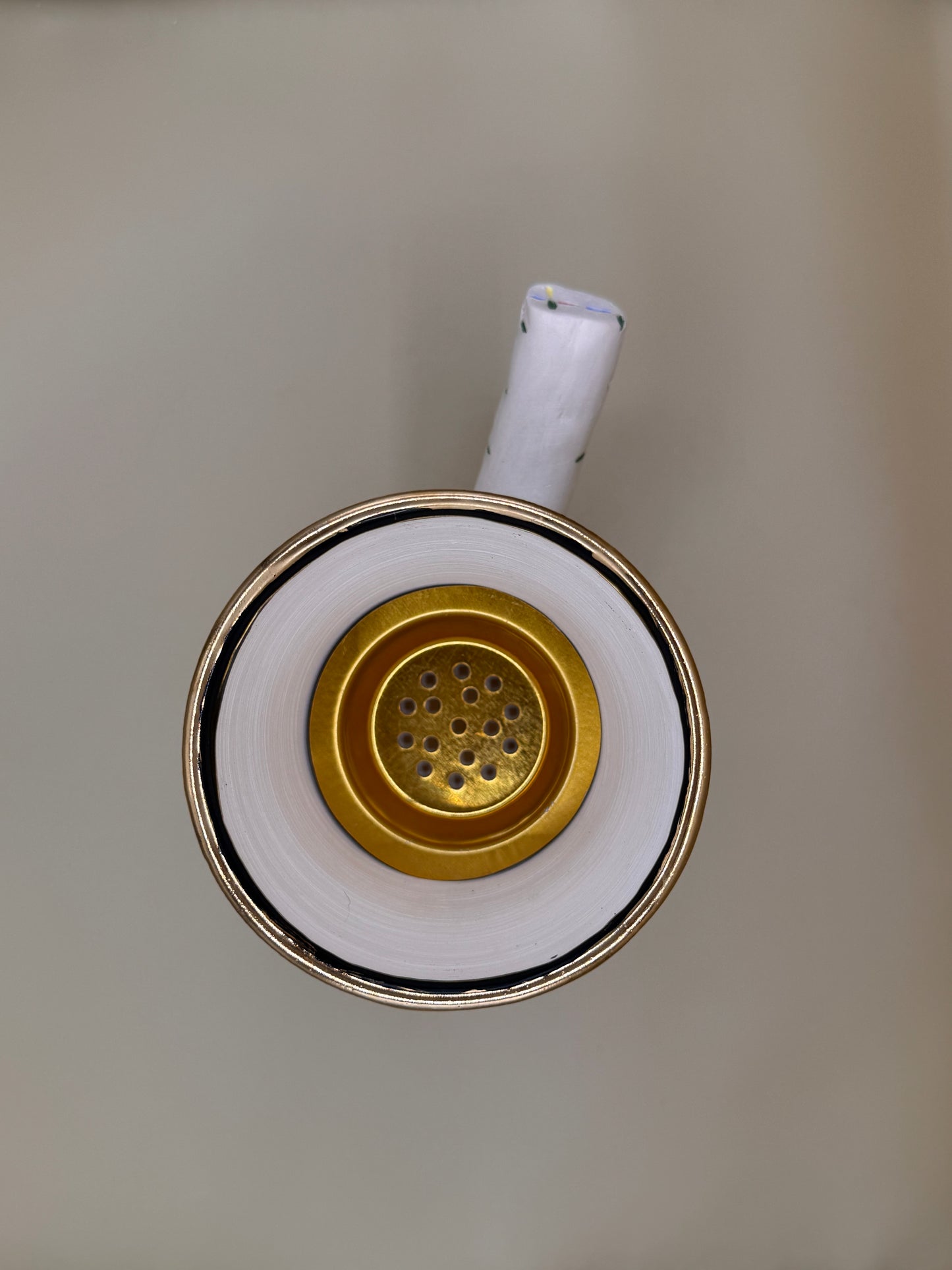 Floral dripping gold mabkhara