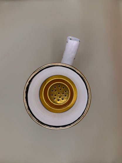 Floral dripping gold mabkhara